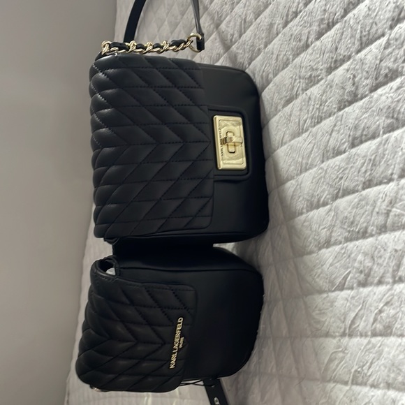 Pocketbook Black and Gold Karl Lagerfeld - Picture 2 of 8